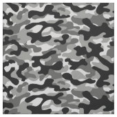 Schwarz Grau Camouflage Stoff (Muster)