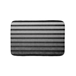 Schwarz-Grau-Camouflage Texturierte Streifen Badematte