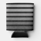 Schwarz-Grau-Camouflage Texturierte Streifen Dosenkühler (Vorderseite)