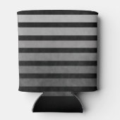 Schwarz-Grau-Camouflage Texturierte Streifen Dosenkühler (Rückseite)
