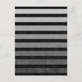 Schwarz-Grau-Camouflage Texturierte Streifen Postkarte (Vorderseite)