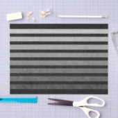 Schwarz-Grau-Camouflage Texturierte Streifen Seidenpapier (Handwerk)