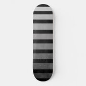 Schwarz-Grau-Camouflage Texturierte Streifen Skateboard (Vorderseite)
