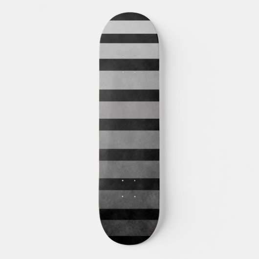 Schwarz-Grau-Camouflage Texturierte Streifen Skateboard (Vorderseite)