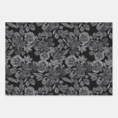 Schwarz-Grau-einfarbige Blätter (Vorderseite 2)