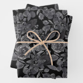 Schwarz-Grau-einfarbige Blätter (Beispiel)