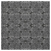 Schwarz-Grau-einfarbige Blätter Stoff (Muster)