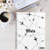 Schwarz-Grau-Flugzeug, einfach, Minimalistisch Planer