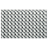 Schwarz, grau, gelb Zickzack Stoff (Yard (91,4 cm))