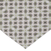 Schwarz, Grau, grünes Retro-Sternmuster Tischdecke (Schrägansicht)