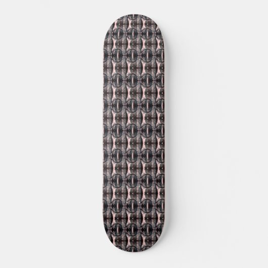 Schwarz-Grau-Imitate Kupfer Metallic Muster 4Lance Skateboard (Vorderseite)