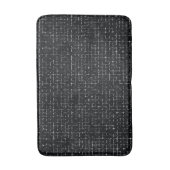 Schwarz-Grau-Knuspermatte Badematte (Vorderseite Vertikal)