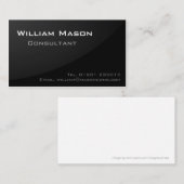 Schwarz-Grau-Kurven - Berufliche Visitenkarte (Vorne/Hinten)