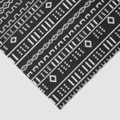 Schwarz-Grau-Modern-Stoff Seidenpapier (Detail)