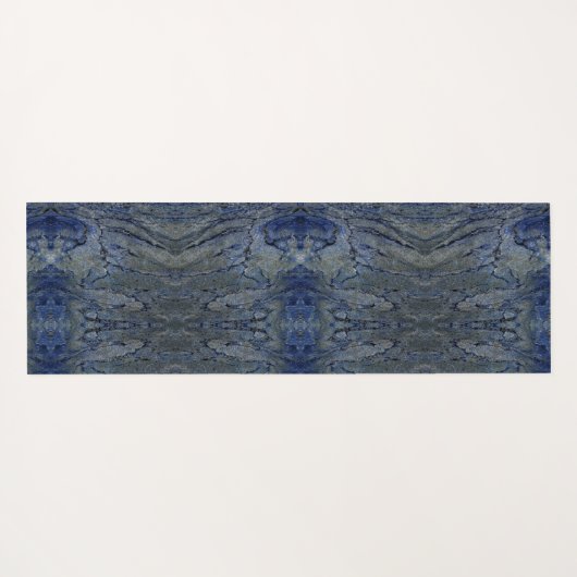 Schwarz-Grau-Muster Yogamatte (Rückseite (Horizontal))