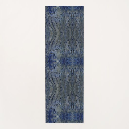 Schwarz-Grau-Muster Yogamatte (Vorderseite)