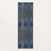 Schwarz-Grau-Muster Yogamatte (Rückseite)