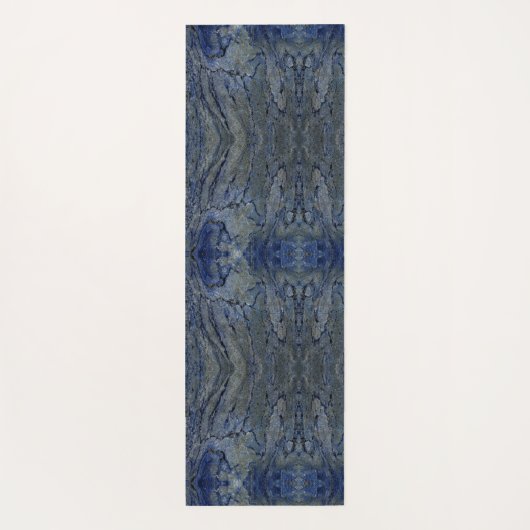 Schwarz-Grau-Muster Yogamatte (Rückseite)