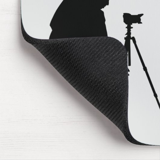 Schwarz-Grau-personalisiert Mousepad (Ecke)