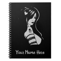 Schwarz-Grau-Pirate-Girl