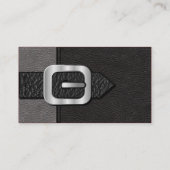 Schwarz-Grau-Saddlebag Visitenkarte (Rückseite)