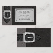Schwarz-Grau-Saddlebag Visitenkarte (Vorne/Hinten)