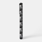 Schwarz-Grau-Skala iPhone 16 Hülle (Linke Seite)