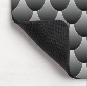 Schwarz-Grau-Skala Mousepad (Ecke)