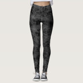 Schwarz-Grau-Smoky-Muster Leggings (Vorderseite)