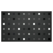 Schwarz Grau spielend Pixel Nahtloses Muster Stoff (Fat Quarter (45,7 x 55,9 cm))