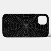Schwarz-Grau-Spinnennetz Halloween-Muster Case-Mate iPhone Hülle (Rückseite (Horizontal))