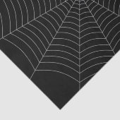 Schwarz-Grau-Spinnennetz Halloween-Muster Seidenpapier (Ausschnitt)