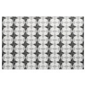 Schwarz-Grau-Starbust-Muster und Rhombus-Muster Stoff (Fat Quarter (45,7 x 55,9 cm))