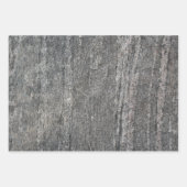 Schwarz-Grau-Stone-Gesichter Geschenkpapier Set (Vorderseite)