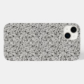 Schwarz-Grau Terrazzo Gemustert Case-Mate iPhone Hülle (Rückseite (Horizontal))