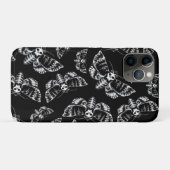 Schwarz-Grau-Tote Kopf Hawk Moth Gothic Skull Case-Mate iPhone Hülle (Rückseite (Horizontal))