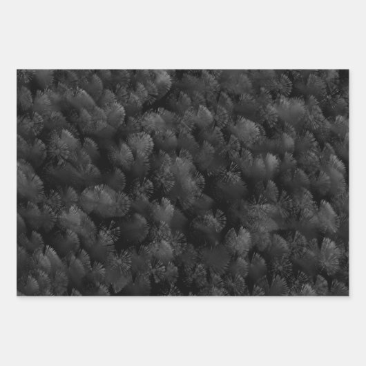 Schwarz-Grau und farbenfrohe Feuerwerke Abstrakt Geschenkpapier Set (Vorderseite 3)