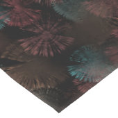 Schwarz-Grau und farbenfrohe Feuerwerke Abstrakt Kurzer Tischläufer (Ecke)