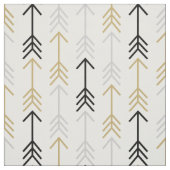 Schwarz-Grau- und Goldpfeile Stoff (Muster)