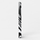 Schwarz, Grau und Weiß Case-Mate iPhone Hülle (Hinten/Links)