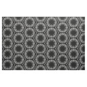 Schwarz, Grau und Weiß rustikales Muster Stoff (Fat Quarter (45,7 x 55,9 cm))