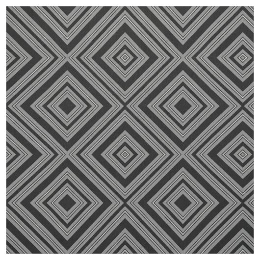 Schwarz-Grau- und Weißdiamanten Stoff (Muster)