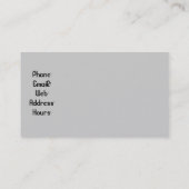 Schwarz-Grau-Vintag-Kamera-Visitenkarte Visitenkarte (Rückseite)