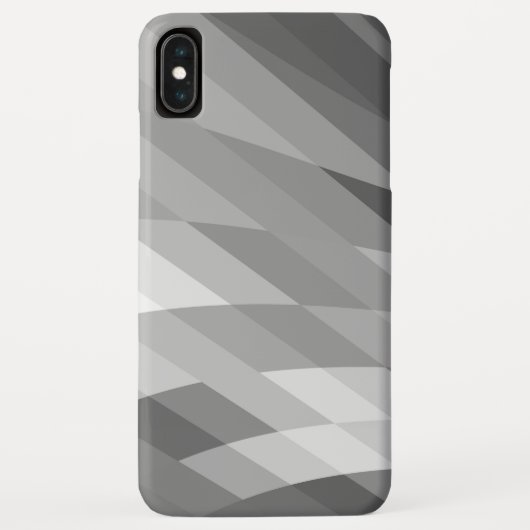 Schwarz, Grau, Weiß, geometrische Abstraktion Case-Mate iPhone Hülle (Rückseite)