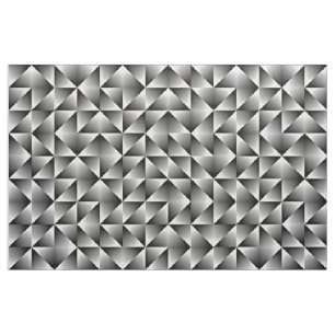 Schwarz Grau Weiß Retro Chic Geometrische Quadrate Stoff