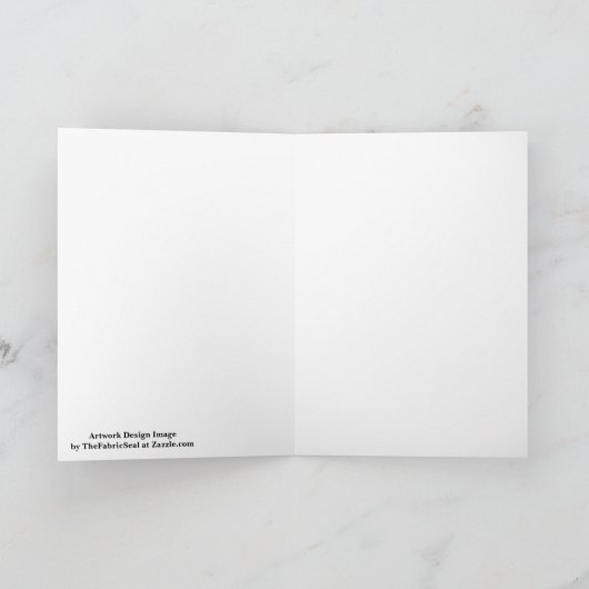 Schwarz Grau Weiß Retro Floral Kunst Nahtloses Mus Karte (Innenseite)