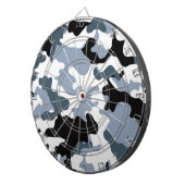 Schwarz-Graue Camouflage Darboard Dartscheibe (Vorderseite rechts)
