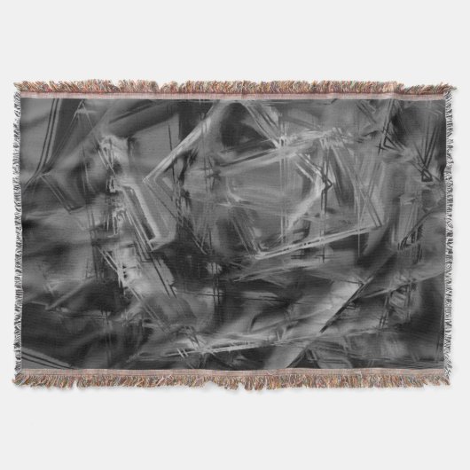 Schwarz-graue Farbquadrate, 'falsche Pinselstriche Decke (Vorderseite)