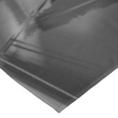 Schwarz-graue Farbquadrate, 'falsche Pinselstriche Tischdecke (Schrägansicht)