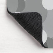 Schwarz-graue Moleküle Maus Pad Mousepad (Ecke)